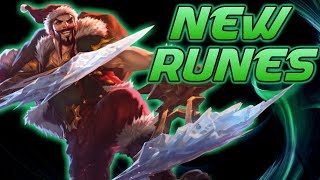 New rune page for Draven 90 AD at lv 1!! Draven new runes season 8
