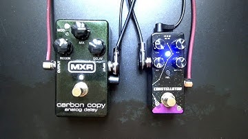 Pigtronix Constellator vs. MXR Carbon Copy