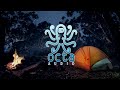 guitar sound, night camp and bonfire - 8D 9D 10D relaxation and meditation audio