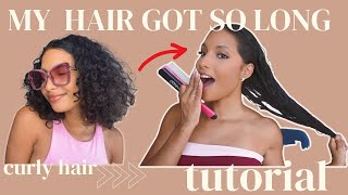 Curly Hair Routine 3a/3b Hair Growth step By step | Easy