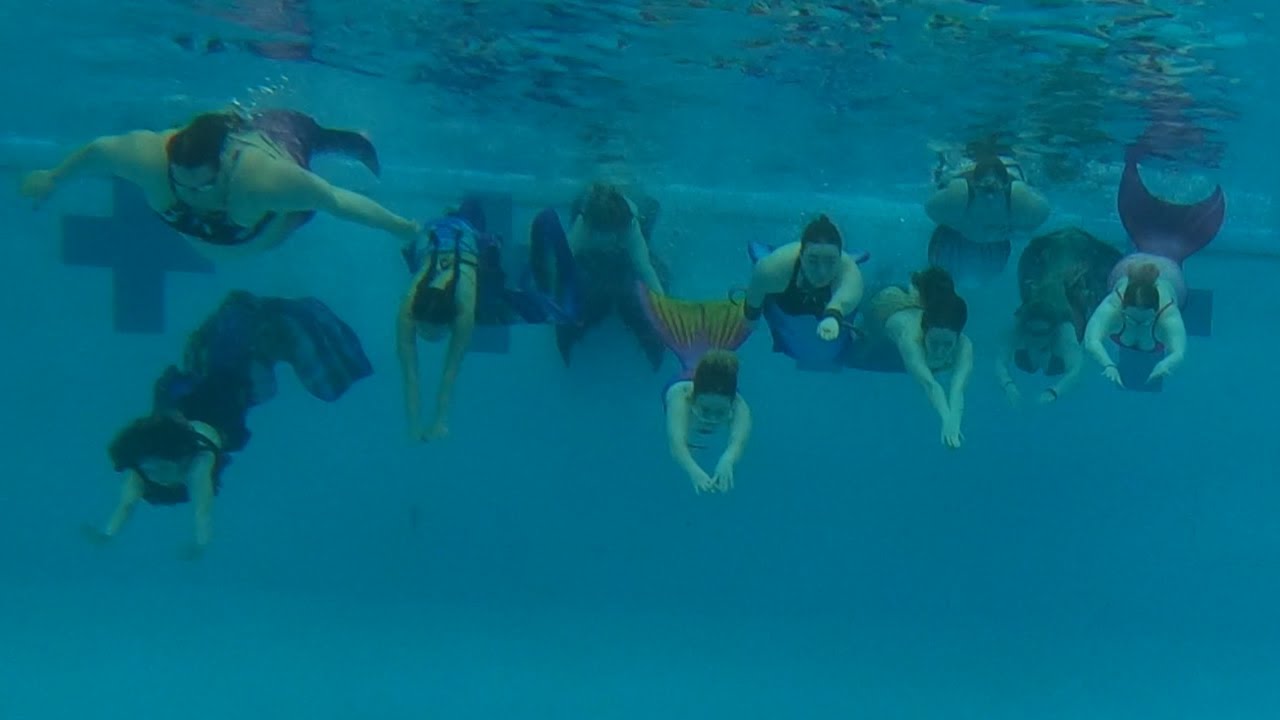 Haunter's first real Merpod Meetup! || Minnesota Merfolk swim - YouTube