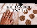 HOLIDAY NIGHT IN MY LIFE LIVING IN LAS VEGAS (BAKING COOKIES, NEW JEWELRY AND GLITTERING LIGHTS)