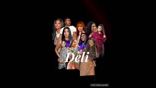 Ice spice - deli remix ( visualizer )  ft ( Nicki Minaj ,cardi b , Megan ts city girls and more