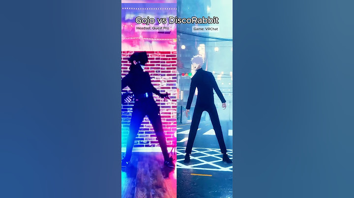 Gojo vs DiscoRabbit 🤣🔥#gojo #gojosatoru #jjk #jujutsukaisen #vrchat #virtualreality #vr #vrdance