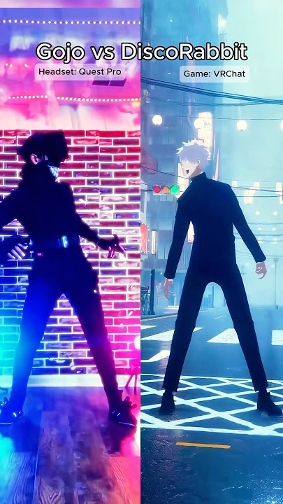 Gojo vs DiscoRabbit 🤣🔥#gojo #gojosatoru #jjk #jujutsukaisen #vrchat #virtualreality #vr #vrdance