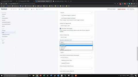 Rackbeat/Shopify PIM: Integrations indstillinger og opsætning