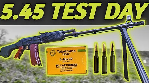 AK74 Range day: Testing the Tela ammo 5.45x39