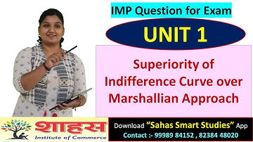 Superiority of Indifference Curve Over Marshallian Approach #economics #msu #fybcom #msuexam #study