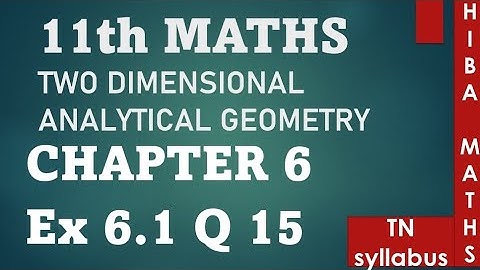 11th maths chapter 6 exercise 6.1 question 15 tn syllabus hiba maths