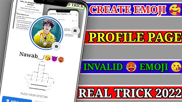 How to create emoji 👿 profile page 2022 | Create emoji 🥵 Name facebook account 2022 |Make Emoji page