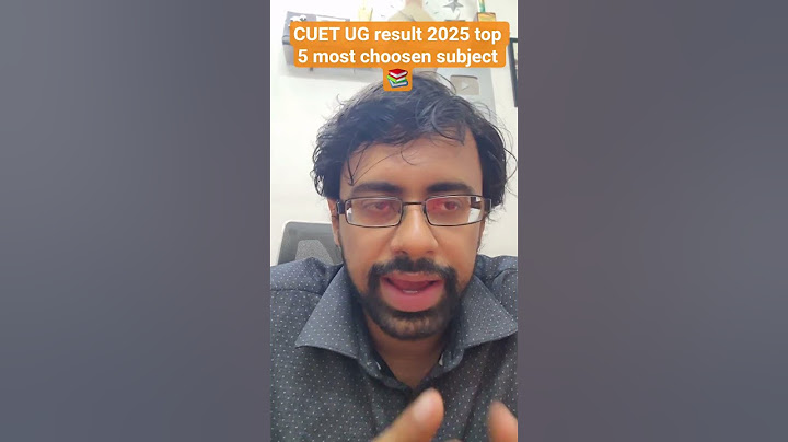 Risultati CUET UG 2025: le 5 materie più scelte dagli studenti #CUET2025 #MateriePiùScelte #Ammis...