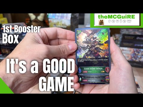 theMCGuiRE review looks at Reign of Bahamut booster box and review | Video  | BoardGameGeek