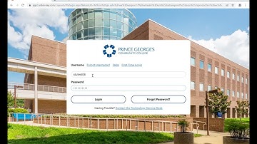 myPGCC First Time Login