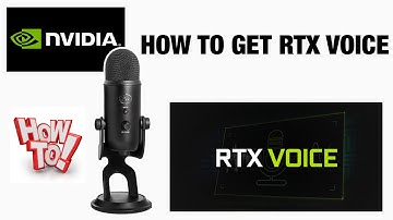 HOW TO INSTALL NVIDIA RTX VOICE ON ANY PC! | REMOVE ALL BACKGROUND NOISE!