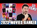 Ranking all 121 movies i saw in 2023