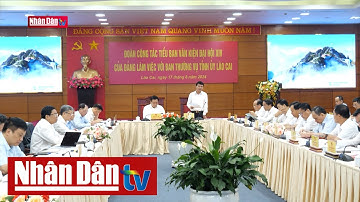 Hoạt động của Đoàn Tiểu ban Văn kiện Đại hội XIV của Đảng Tin | Chính trị tối ngày 17/8
