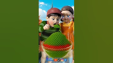 Squid Game AI Korean Snack Popping Candy ASMR #squidgame #squidgame2 #ai #asmr