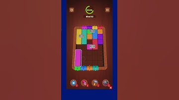 Wood Block Jam - Level 52 Solution (Fast & Easy)