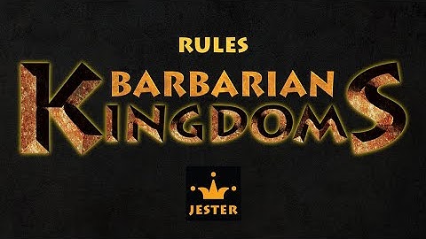 Barbarian Kingdoms - Official rules video [EN]
