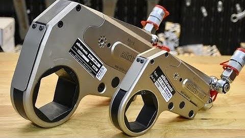 Cờ lê thủy lực AX2, AX8. Thiết bị xiết ốc bằng thủy lực Alkitronic Germany