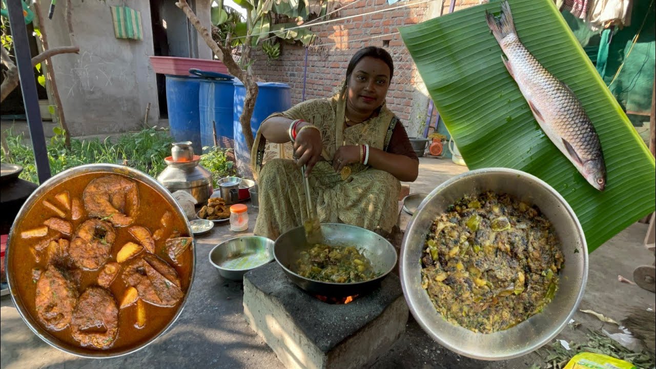 আজকে বানিয়ে নিলাম রুই মাছের মাথা দিয়ে শুক্ত এবং আলু দিয়ে পাতলা ঝোলের রেসিপি ||Rohu fish curry ||