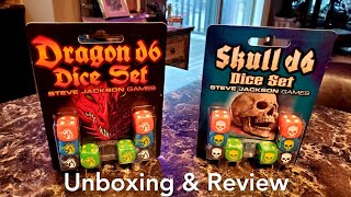 Dragon & Skull Dice From Steve Jackson Games (Unboxing & Review)