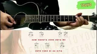 TOKYO - YUI ACOUSTIC COVER/TUTORIAL (CHORD   LYRICS)