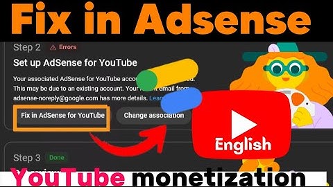 How to Fix Step 2 Error in YouTube AdSense Account 2026 Update