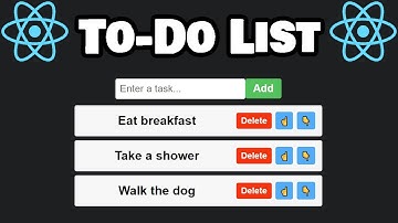 Build this to-do-list app with React! ☝