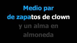 La cancion mas hermosa del mundo -  Joaquin Sabina -  Karaoke -  Letra