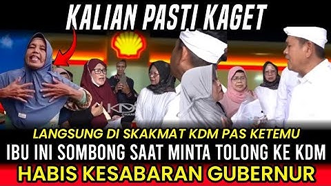APES!! NIAT HATI INGIN MINTA TOLONG EH EMAK INI MALAH HABIS DI KULITI NETIZEN, GUBERNUR SAMPAI HERAN