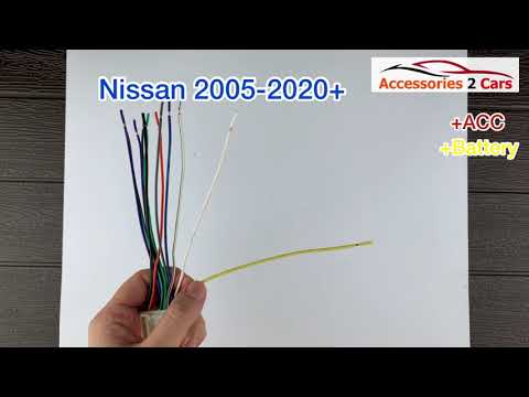 คลิปอธิบายปลั๊กไฟ หรือ สายไฟ Nissan ปี 2005 2020+ สำหรับวิทยุเดิม NA 001 EP 17