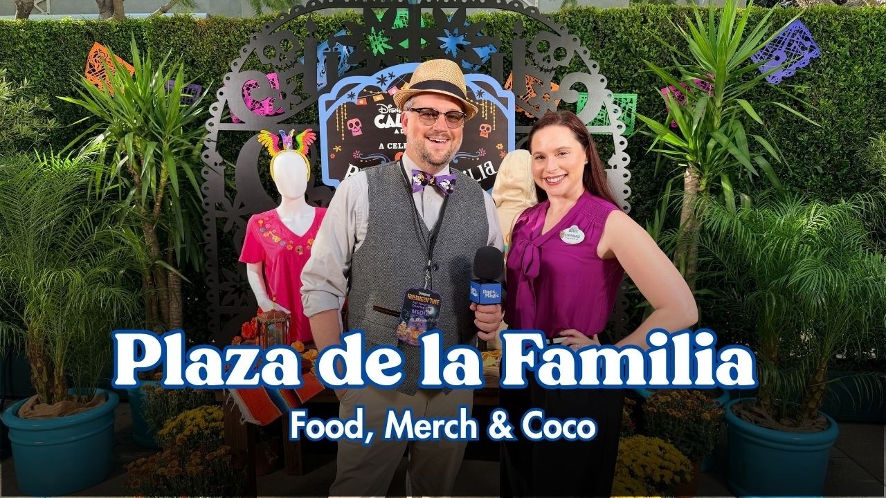 Plaza de la Familia Kickoff: Food, Merch & Coco | Disneyland Resort 4K 🌼💀🎸