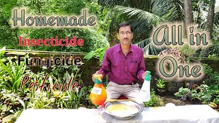 How to make Insecticide, Pesticide , Fungicide , Antibiotics Miracle All in one Solution.