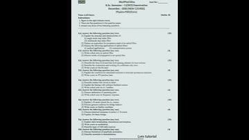 bsc sem 3 physics 2020 paper as per bknmu syllabus @LVM_Tutorial