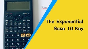 Exponential Base 10 Key. Working Out 10 To The Power Of Something Casio Classwiz fx-GT85X Calculator