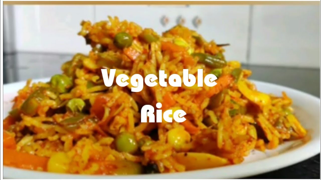 Vegetable rice without onion & garlic - YouTube