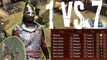 Rohan vs 7 HARD Armies (Mordor | The Most INSANE BFME1 Battle EVER! | Patch 1.06 Gameplay