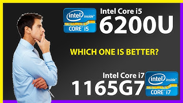 INTEL Core i5 6200U vs INTEL Core i7 1165G7 Technical Comparison