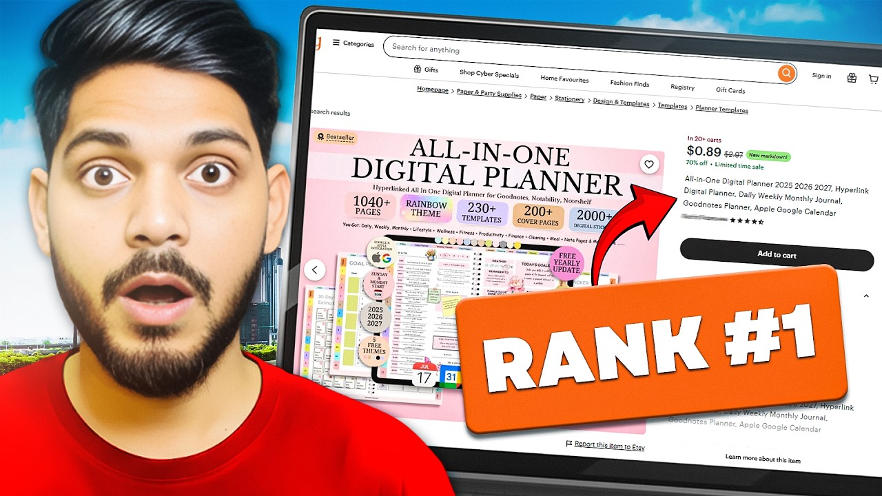 Use This 3-Step Formula To Rank #1 On Etsy In 2025 | Etsy SEO Guide