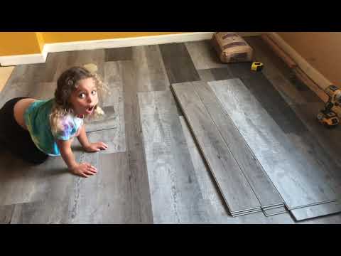 How To Install Life Proof Vinyl Plank Flooring Home Depot Youtube