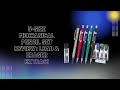 5-Size Mechanical Pencil Set Review: Lead & Eraser Extras!