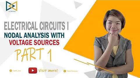 Nodal Analysis with Voltage Sources Part 1