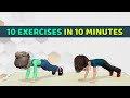 10 EXERCISES IN 10 MINUTES – AEROBIC FULL BODY KIDS WORKOUT
