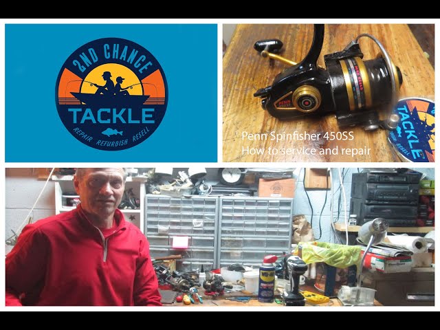 Penn Spinfisher 450SS fishing reel how to fix a broken Anti