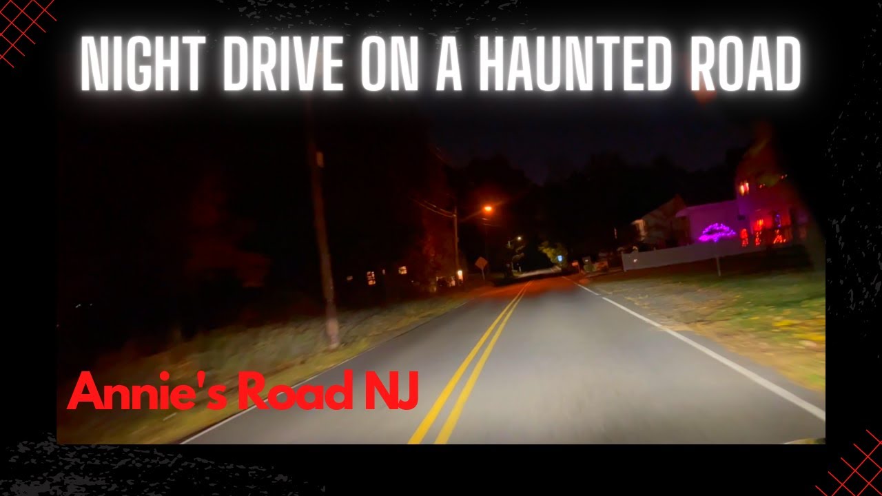 NIGHT DRIVE ON A HAUNTED ROAD