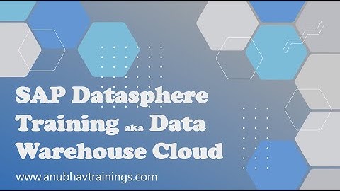 SAP Datasphere training || SAP DWC Data warehouse cloud training || Live demo 8th July 2023