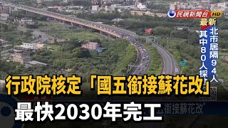 行政院核定「國五銜接蘇花改」 最快2030年完工民視新聞