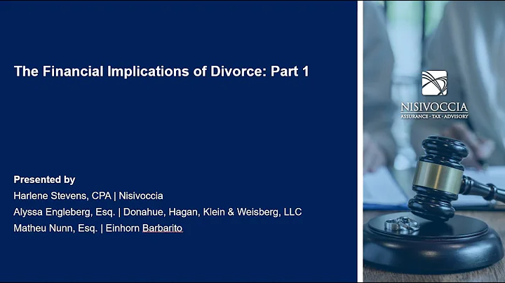 The Financial Impacts of Divorce: Part 1