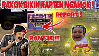 GARA-GARA INI KAPTEN MARAH BESAR KE PAKCIK - PUBG MOBILE